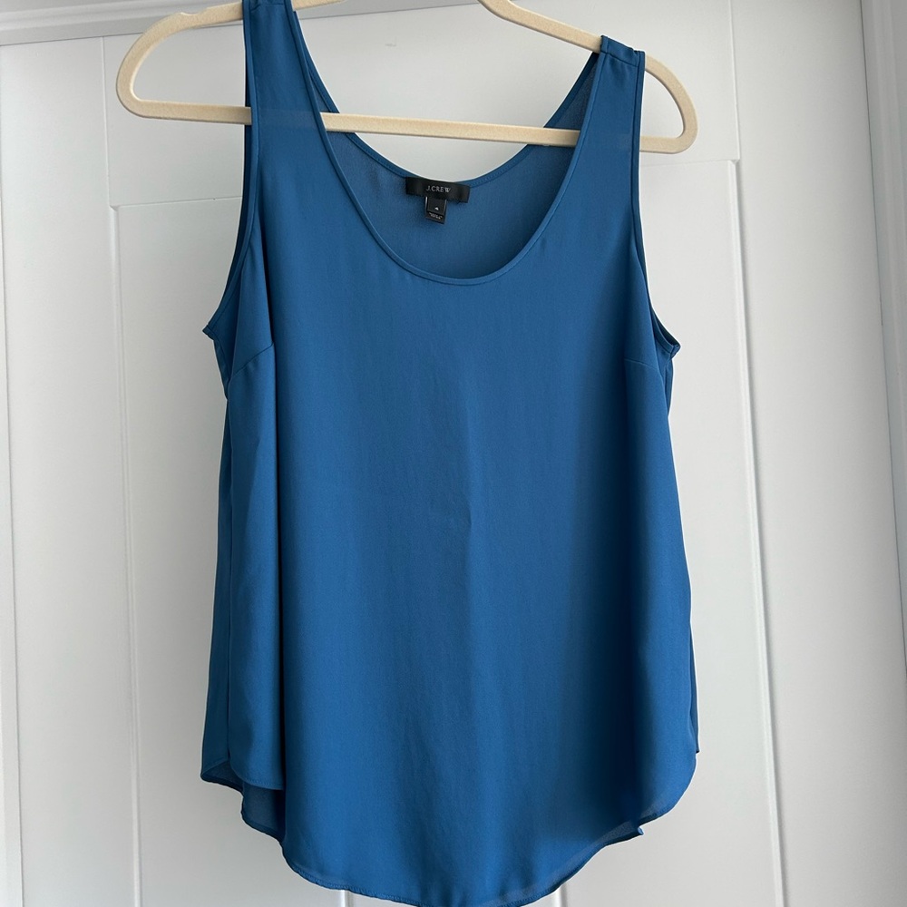 J. Crew Vibrant Blue Tank Top